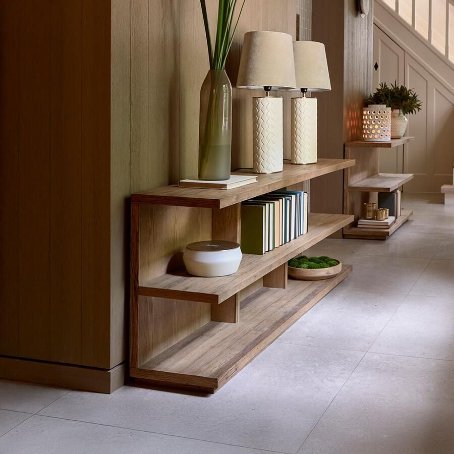 Rivièra Maison Sidetable Vermont Eikenhout 180cm Bruin