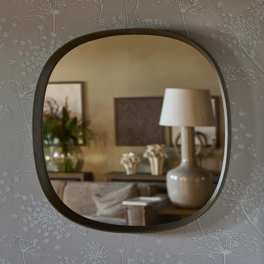 Rivièra Maison Spiegel Place des Voges Eikenhout 80 x 80cm Bruin