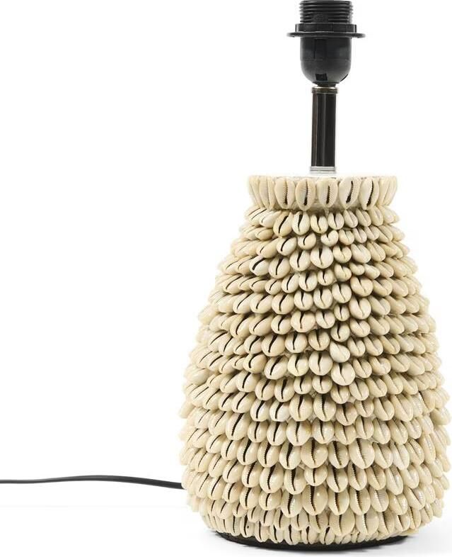 Rivièra Maison Tafellamp Castaway Bay Schelpen 25cm (excl. kap) Naturel