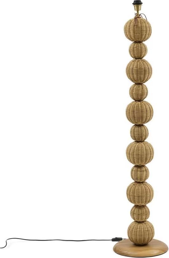 Rivièra Maison Vloerlamp Bello Rattan 140cm (excl. kap) Naturel