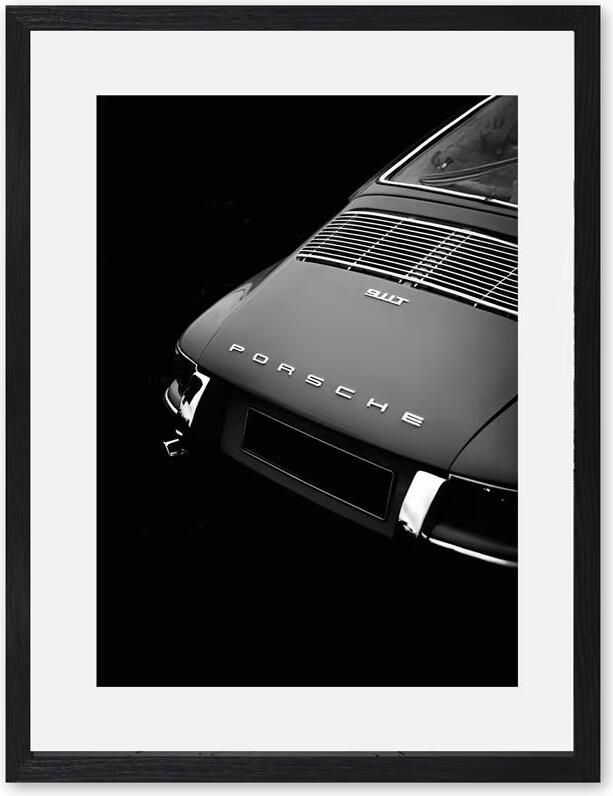 Rivièra Maison Wall Art Porsche 60 x 80cm Zwart