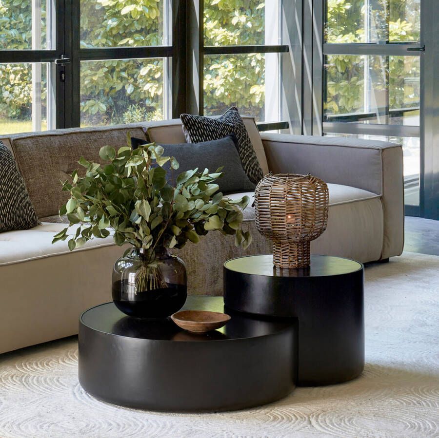 Rivièra Maison Riviera Maison Salontafel set Hollywood Hills Coffee Table Zwart