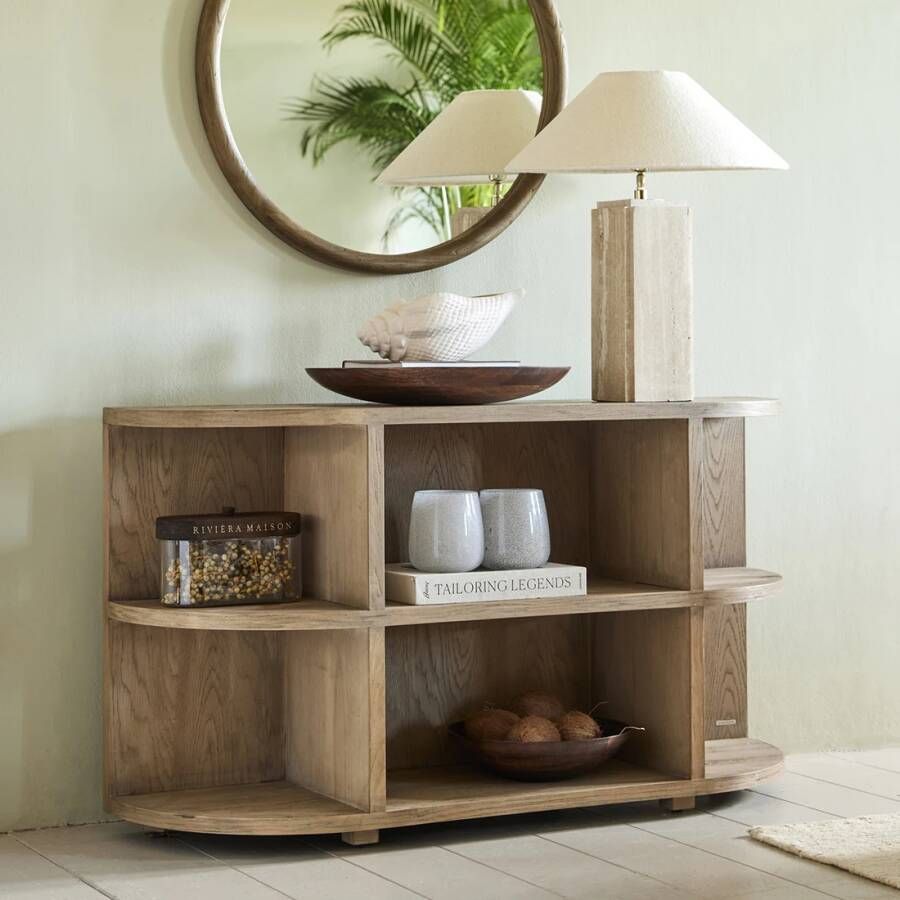 Rivièra Maison Sidetable Del Rey Eikenhout 140cm Bruin