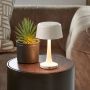 Riviera Maison Tafellamp Oplaadbaar met lampenkap Bureaulamp RM Bellagio LED Table Lamp Wit IJzer - Thumbnail 2