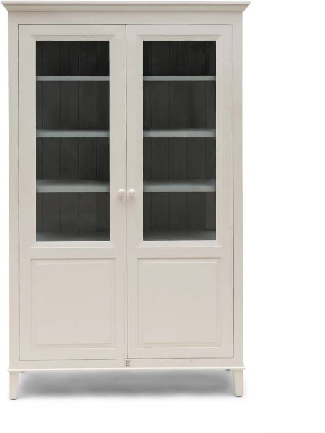 Rivièra Maison Vitrinekast Bedford Mangohout 220 x 135cm Wit