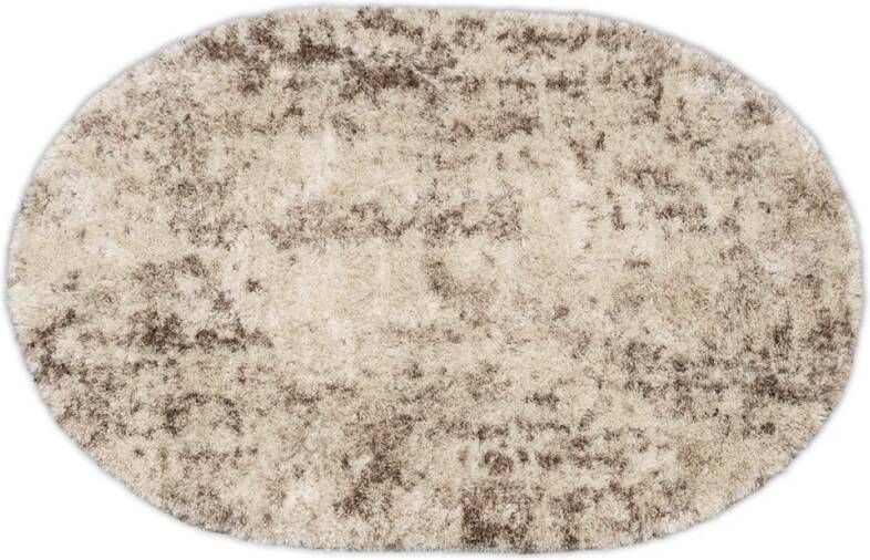 Rivièra Maison Vloerkleed Mesa Vita 390 x 280cm Crème Ovaal