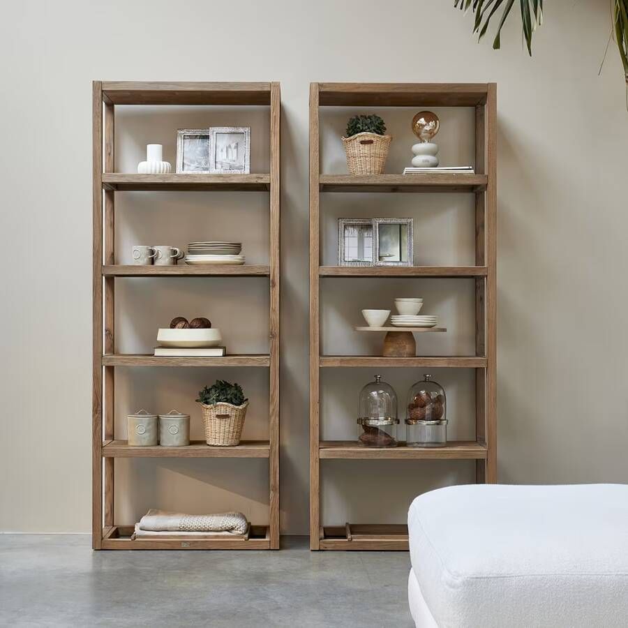 Rivièra Maison Wandkast Fraser Island Eikenhout 200 x 80cm Bruin