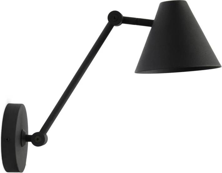 Rivièra Maison Wandlamp zwart ijzer 40 cm breed en 16 cm hoog
