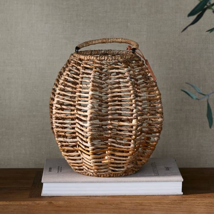 Rivièra Maison Riviera Maison Windlicht Naturel Harvey Kaarsenhouder groot