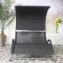 SenS-Line Tuin Lounger Cuba 2-persoons Antraciet - Thumbnail 2