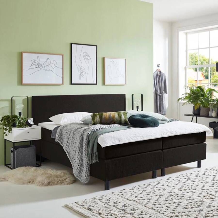 Sohome Boxspring Stockholm zwart