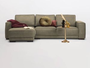 Sohome Loungebank 'Stacie' Links kleur army