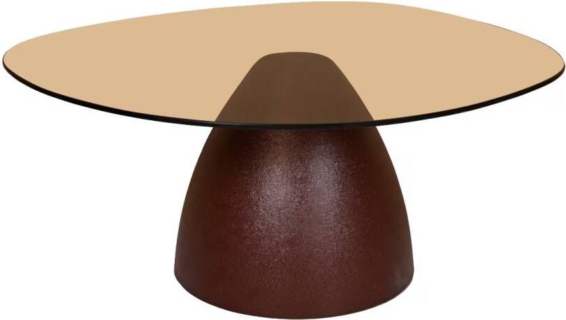 Livingfurn | Salontafel Brix Mylon Burgundy 86cm | Woonkamertafels | Salontafel