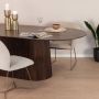 Sohome Ovale Eettafel Olav Mangohout 200 x 110cm Walnoot Ovaal Japandi - Thumbnail 2