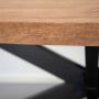 Sohome Ovale Eettafel Yannick Mango met staal 180 x 90cm Bruin Ovaal - Thumbnail 5