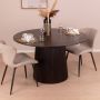 Livingfurn Ronde Eettafel Salvator Mangohout 130cm Bruin - Thumbnail 2