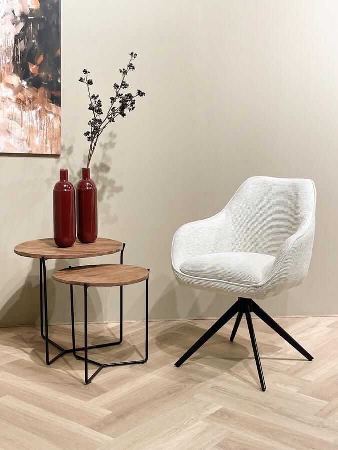 Livingfurn | Eetkamerstoel Thomas Sand | Zitmeubels eetkamer | Armstoel - Foto 2