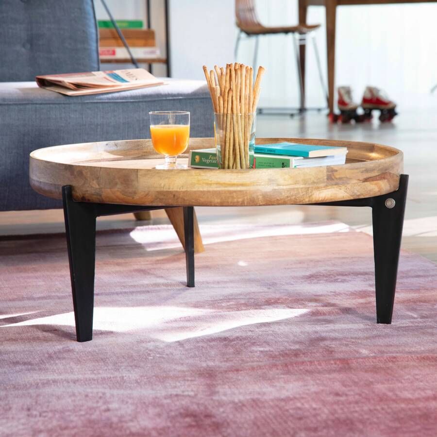 TOM TAILOR HOME Salontafel T-TRAY TABLE LARGE met blad rond ø 75 cm