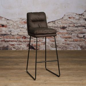 Tower Living Barkruk 'Toro' (zithoogte 77cm) kleur Antraciet