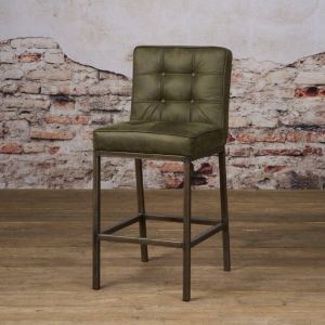 Tower Living Barkruk 'Vasco' (zithoogte 67cm) kleur Groen