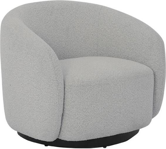 Tower Living Draaifauteuil Belfast Bouclé Grijs