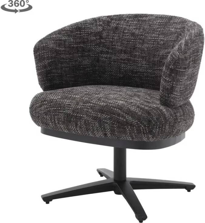 Tower Living Draaifauteuil Perca Blauw Grijs