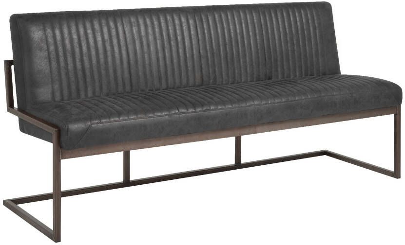 Tower Living Eetkamerbank Ferro 135cm lichtbruin