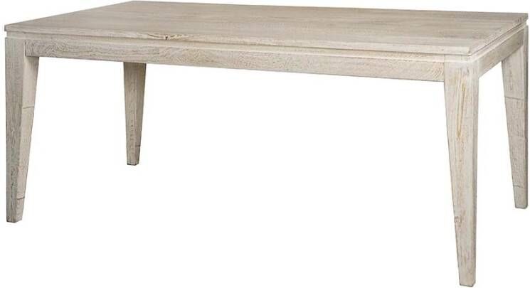 Tower Living Eettafel Vincenza Whitewash Mangohout Wit