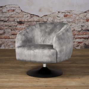 Tower Living Fauteuil 'Barga' kleur grijs