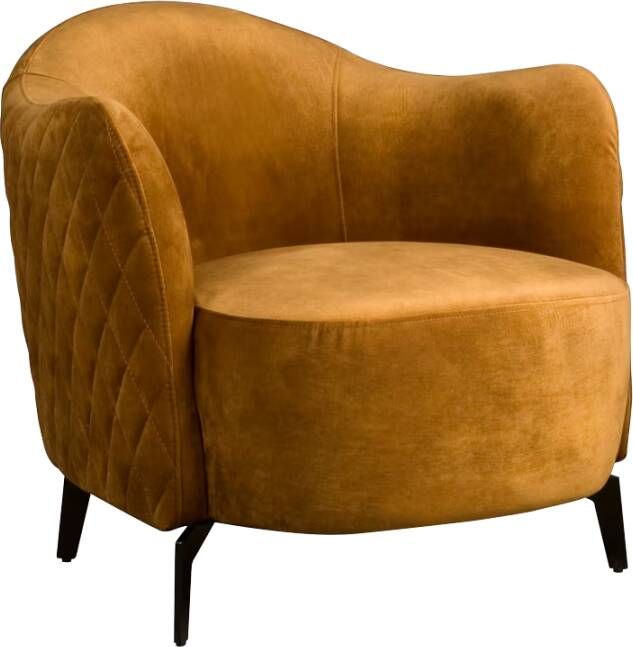 Tower Living Fauteuil Bondo Goud Velvet