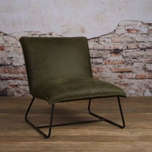 Tower Living Fauteuil 'Vilar' kleur groen