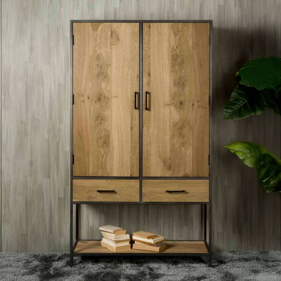 Tower Living Opbergkast Luna Eiken 200 x 115cm Bruin