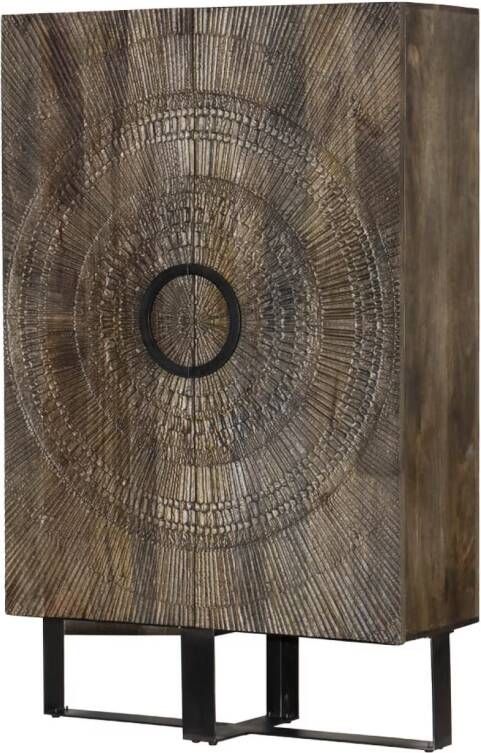 Tower Living Opbergkast Padua Mangohout 190 x 120cm Bruin