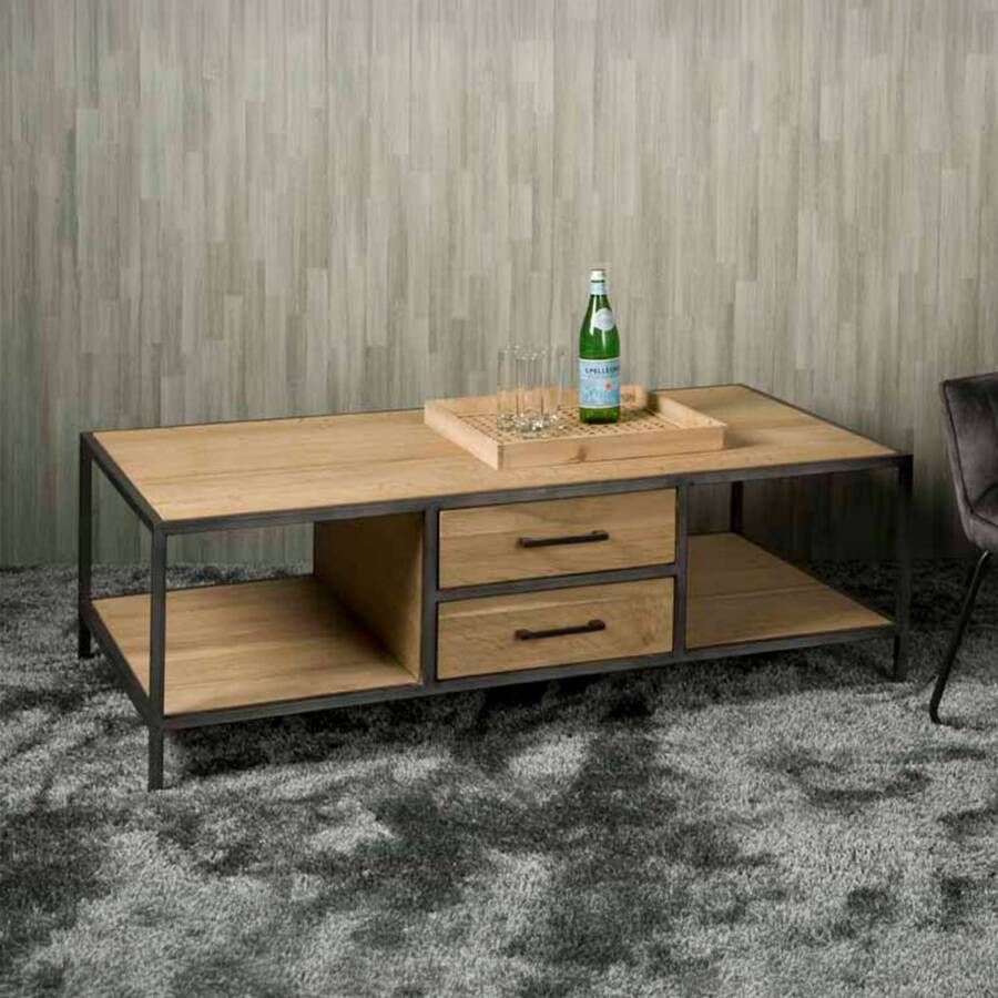 Tower Living Salontafel Luna Eiken 135 x 75cm Bruin