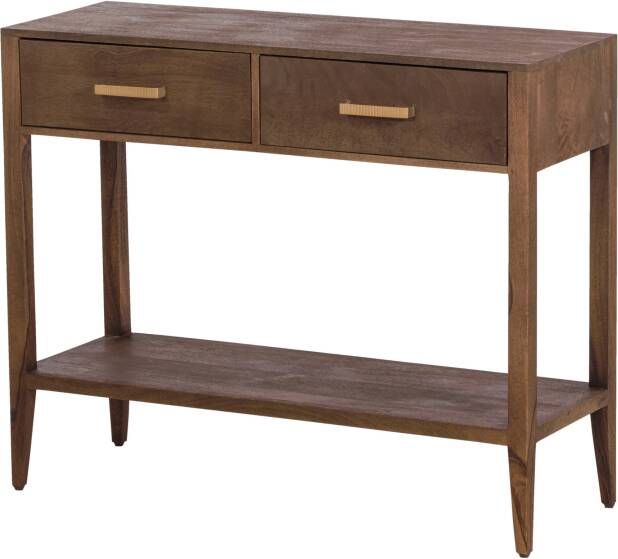 Tower Living Sidetable Belvedere Mangohout 110cm Bruin