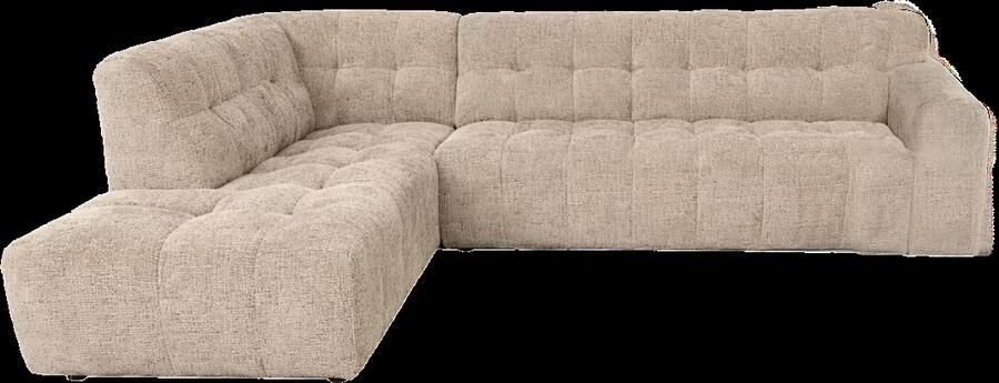 Tower Living 3-zits Hoekbank Memphis Links 299cm Haga stof Beige