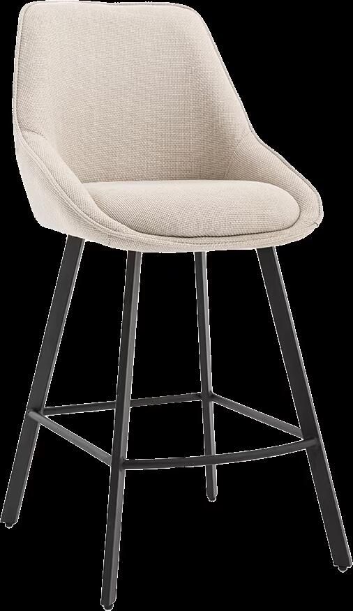 Tower Living Barkruk Borgo Geweven stof Beige