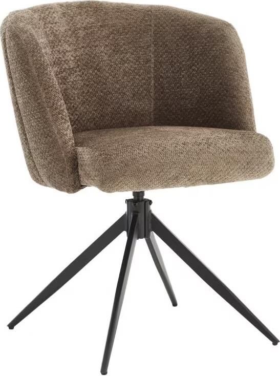 Tower Living Draaibare Eetkamerstoel Cuvio Taupe