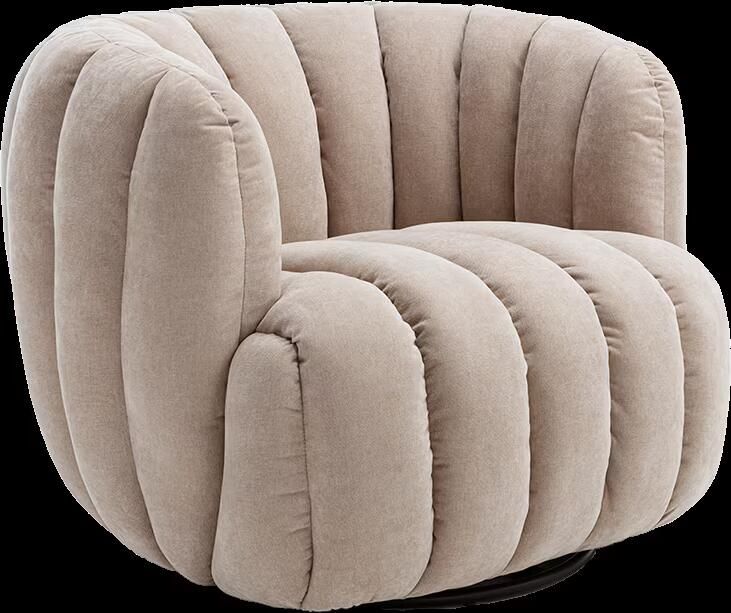 Tower Living Draaifauteuil Verdi Chenille Beige