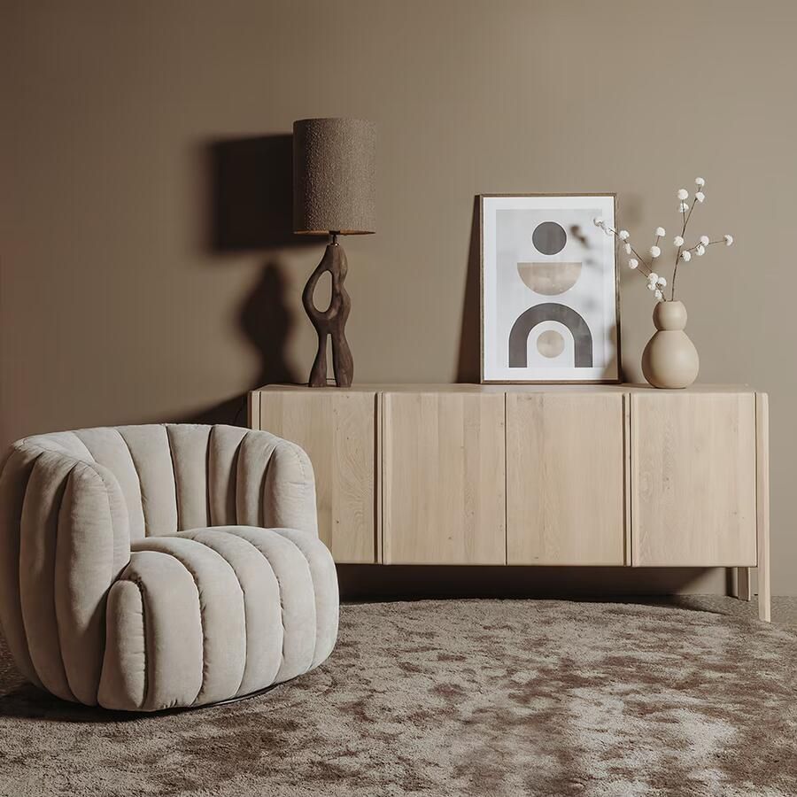 Tower Living Dressoir Amalfi Eiken 200cm Whitewash