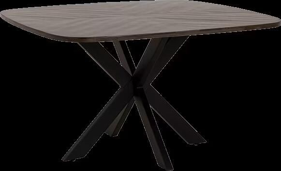 Tower Living Eettafel Silvi Mangohout 130 x 130cm Bruin Ovaal