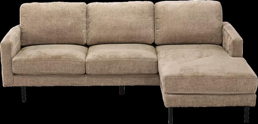 Tower Living Loungebank Cambridge Rechts 230cm Chenille Beige