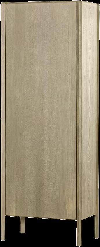 Tower Living Opbergkast Amalfi Eiken 190 x 70cm Whitewash