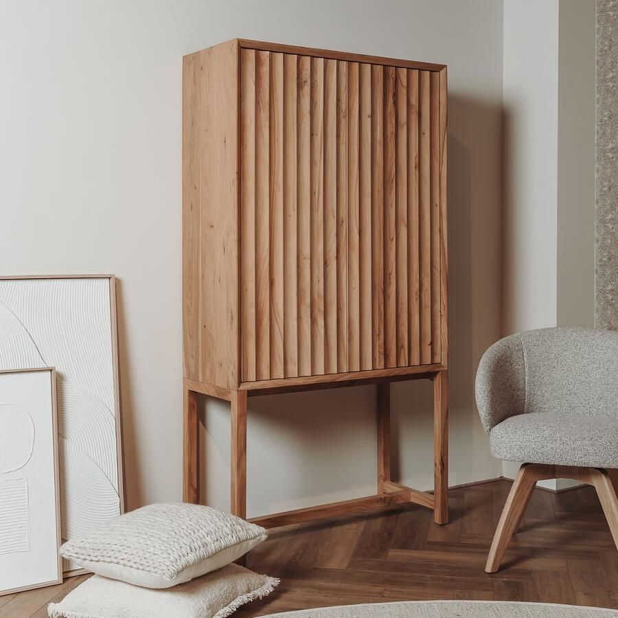 Tower Living Opbergkast Crotone Acaciahout 180 x 90cm Bruin