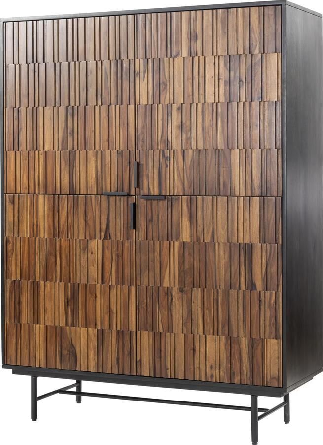 Tower Living Opbergkast Dimaro Sheesham- en mangohout 160 x 120cm Bruin