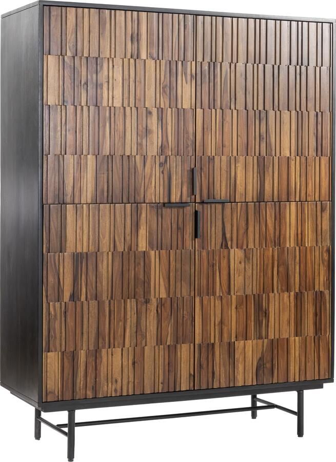 Tower Living Opbergkast Dimaro Sheesham- en mangohout 160 x 120cm Bruin