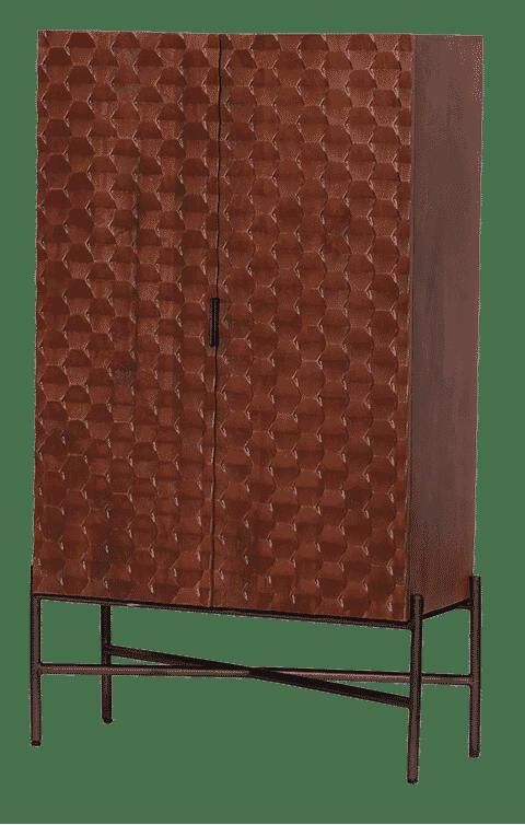 Tower Living Opbergkast Paola Mangohout 160 x 90cm Bruin