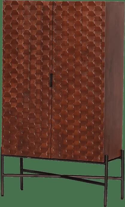 Tower Living Opbergkast Paola Mangohout 160 x 90cm Bruin