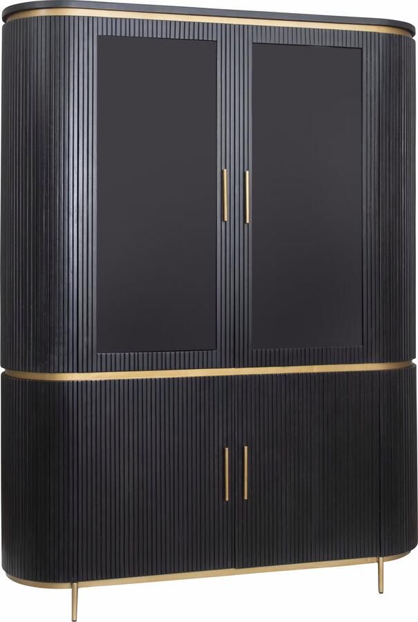 Tower Living Opbergkast Rivello Mangohout 200 x 150cm Zwart