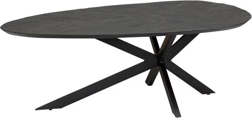 Tower Living Organische Salontafel Pianella Mangohout 130 x 80cm Zwart